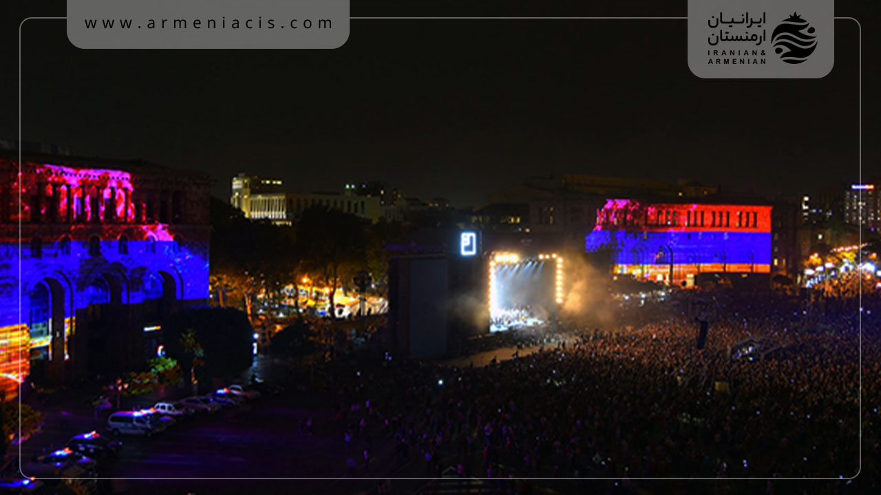 کنسرت خیابانی ایروان