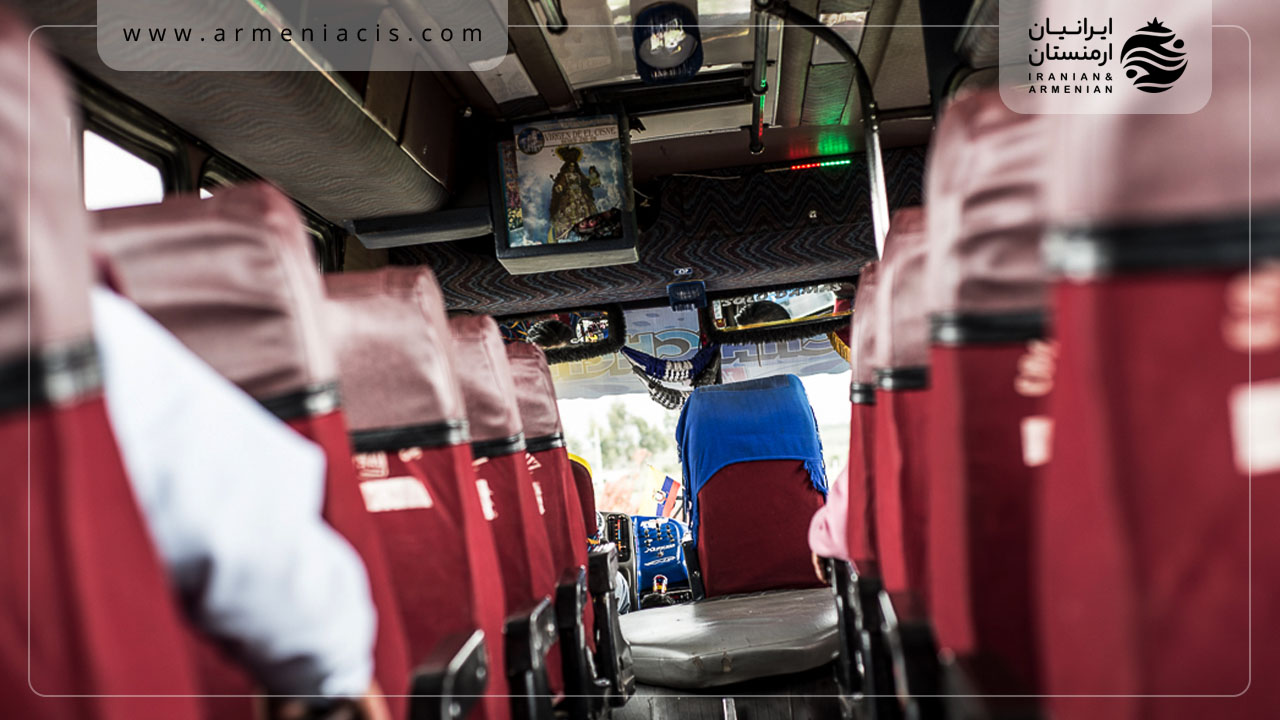 مسافرین اتوبوس ارمنستان