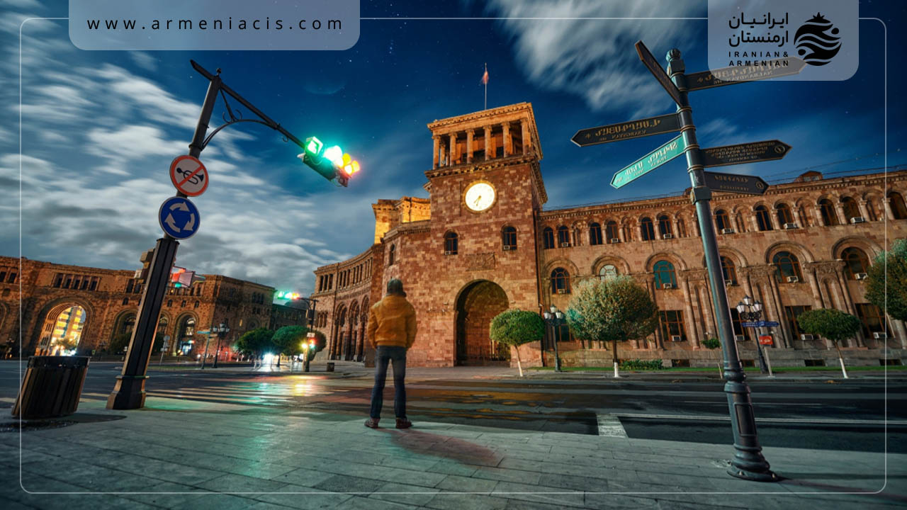 توریست در ایروان